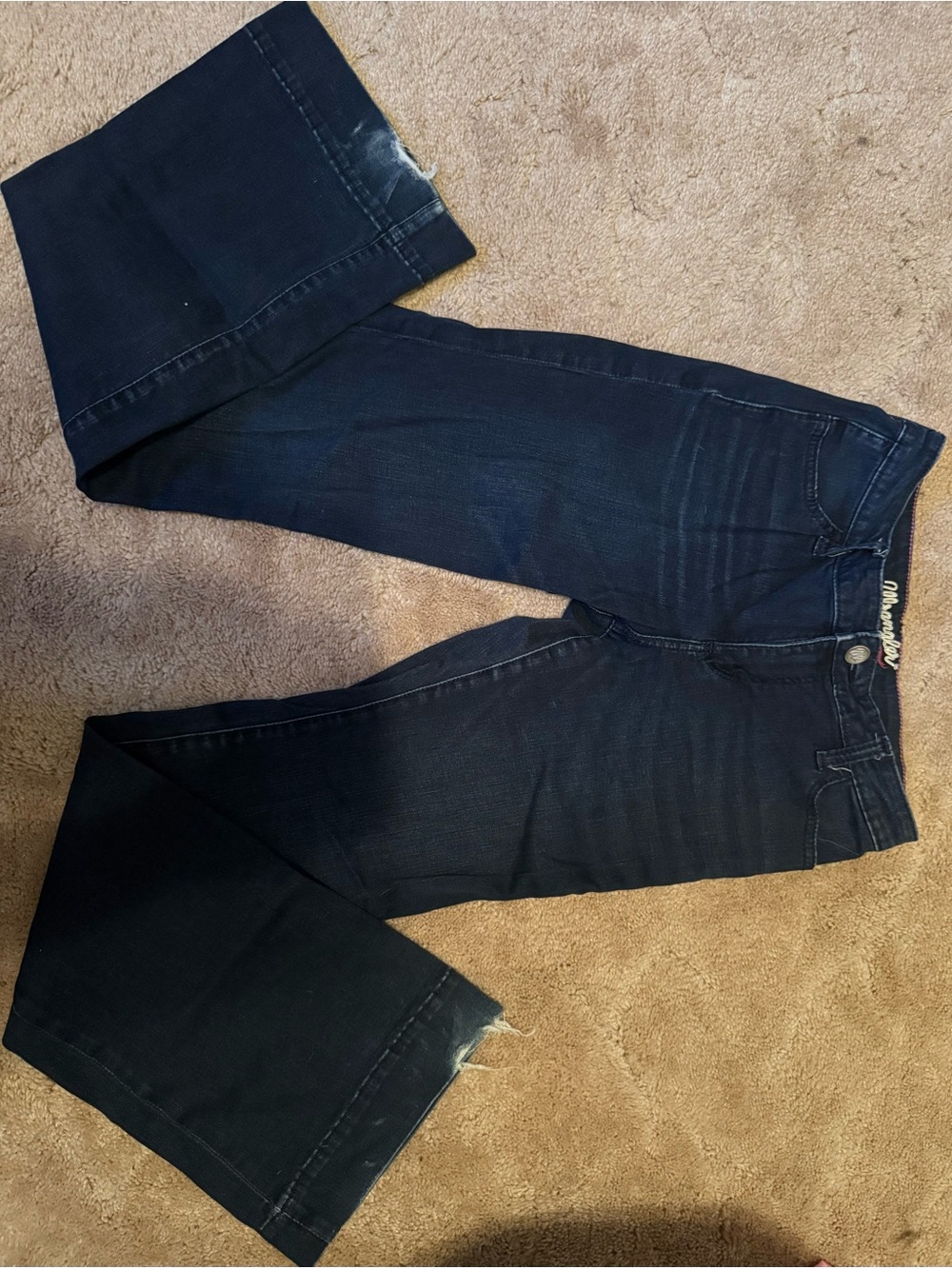 Wrangler Women's Dark Blue Bootcut Jeans